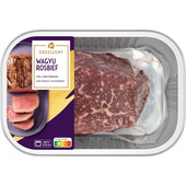 Roast beef joint in packaging