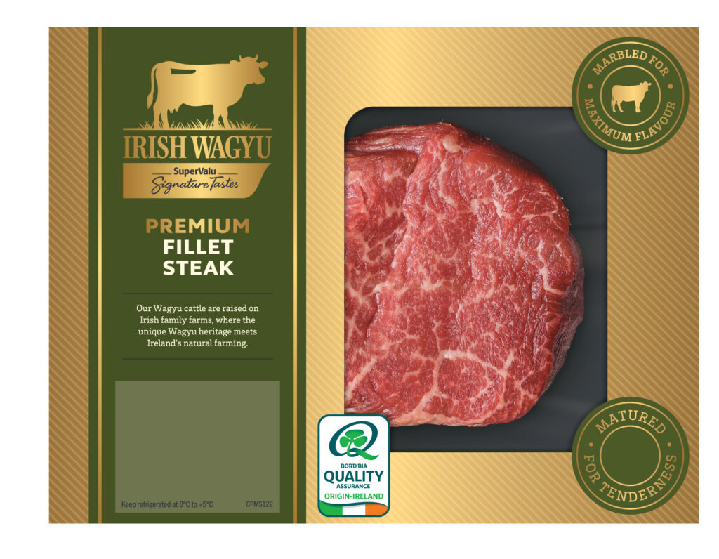 Fillet steak in a package